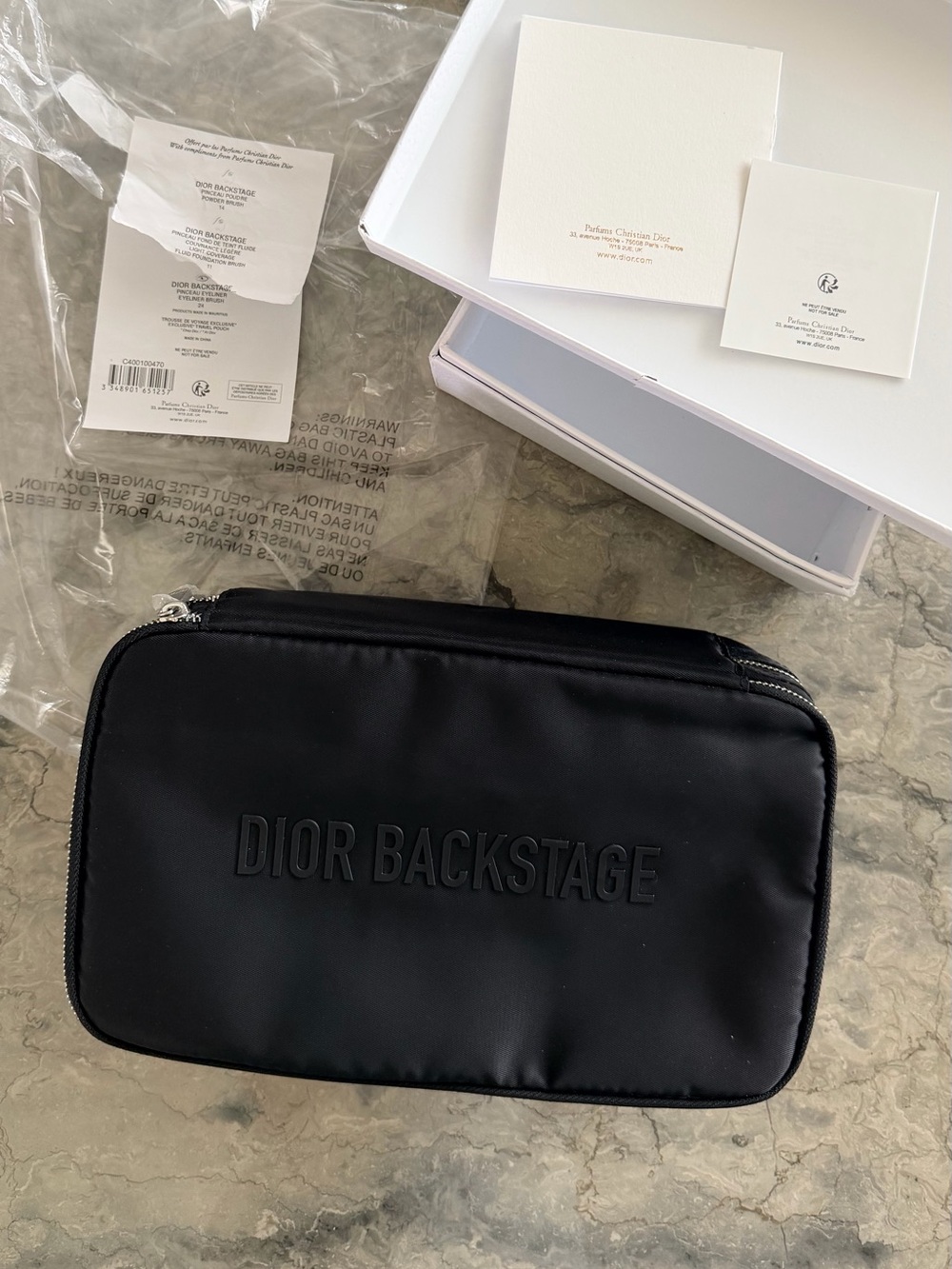 DIOR Beauty VIP Gift Makeup Brush Set Four 4-piece Case/Gift Box